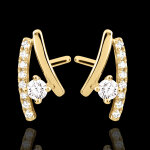 Boucles d'oreilles diamants erina - or jaune 18 carats Boucles d'oreilles diamants erina - or jaune 18 carats