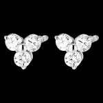 Boucles d'oreilles fraîcheur - orion - or blanc 18 carats et diamants Boucles d'oreilles fraîcheur - orion - or blanc 18 carats et diamants
