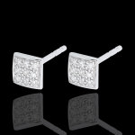 Boucles d'oreilles kl�a - or blanc 18 carats