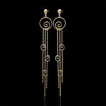 Boucles d'oreilles matsuri - or jaune 9 carats Boucles d'oreilles matsuri - or jaune 9 carats