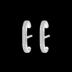 Boucles d'oreilles piercing hlix paves fracheur - mini ellis - or