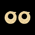Boucles d'oreilles puces fraîcheur - circulus - or jaune 18 carats Boucles d'oreilles puces fraîcheur - circulus - or jaune 18 carats