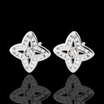 Boucles d'oreilles tala - or blanc 9 carats