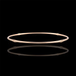 Bracelet jonc jungle sacre - diamants - or rose 9 carats