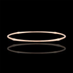 Bracelet jonc jungle sacre - diamants - or rose bross 18 carats