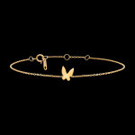 Bracelet mariposa � or jaune 9 carats