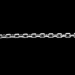 Chaîne forçat or blanc 18 carats - 60 cm Chaîne forçat or blanc 18 carats - 60 cm