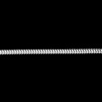 Chane serpent or blanc 18 carats - 50 cm