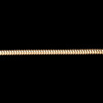 Chane serpent or jaune 18 carats - 45 cm
