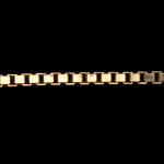 Chane vnitienne or jaune 9 carats moyenne - 45 cm