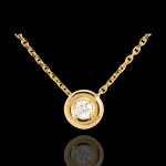 Collier calice or jaune 18 carats