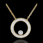 Collier cercle d'lgance or jaune 18 carats