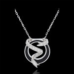 Collier clair obscur - ruban d'toiles - laque noire et diamants - or b
