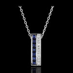Collier constellation - zodiaque - saphirs bleus et diamants - or blanc Collier constellation - zodiaque - saphirs bleus et diamants - or blanc