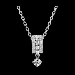 Collier destine - mdicis - diamants et or blanc 18 carats