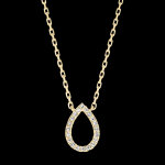 Collier fracheur - alphe - or jaune 18 carats et diamants