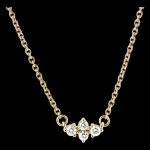 Collier fra�cheur - pippa - or jaune 18 carats et diamants