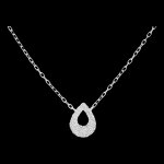 Collier fracheur - pira - or blanc 18 carats