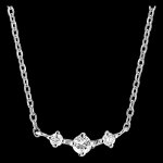 Collier fracheur - tara - or blanc 18 carats et diamants