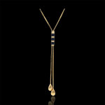 Collier kiona - saphirs - or jaune 9 carats