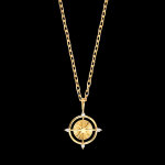 Collier oriane � or jaune 9 carats et diamants synth�tiques
