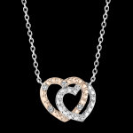 Collier prcieux secret - coeur complices - or blanc et or rose 18 cara