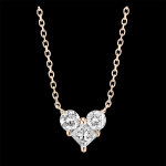 Collier prcieux secret - lovely - or rose 18 carats et diamants