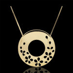 Collier souffle de printemps - or jaune 9 carats