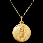 Médaille sainte vierge – or jaune 9 carats Médaille sainte vierge – or jaune 9 carats