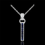 Pendentif shalima - or blanc 9 carats Pendentif shalima - or blanc 9 carats