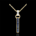 Pendentif shalima - or jaune 9 carats