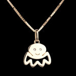 Poulpy - grand mod�le - or jaune 18 carats