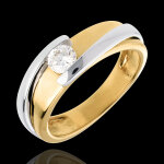 Solitaire nid précieux - bipolaire - (tgm + ) - diamant 0. 31 carat - or b Solitaire nid précieux - bipolaire - (tgm + ) - diamant 0. 31 carat - or b