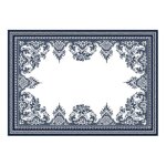 2 sets de table depareillees bleu 754056