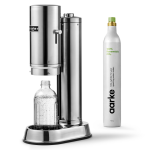 Carbonator pro inox avec bouteille en verre 0, 8 litre et une cart. . . 745016 Carbonator pro inox avec bouteille en verre 0, 8 litre et une cart. . . 745016