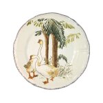 Assiette dessert 23. 2 cm cygnes grands oiseaux 753150 Assiette dessert 23. 2 cm cygnes grands oiseaux 753150