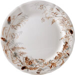 Assiette dessert 23. 2 cm feuillages sologne 750530 Assiette dessert 23. 2 cm feuillages sologne 750530