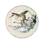 Assiette plate 26. 3 cm plican grands oiseaux 753135