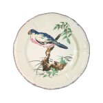 Assiette plate 26. 3 cm perroquet grands oiseaux 753140