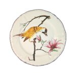 Assiette plate 26. 3 cm pivert grands oiseaux 753142