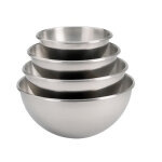 Bassine 1 / 2 spherique inox 1 litre  16cm 130918