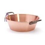 Bassine à confiture en cuivre lisse ø 38 cm 9 litres epaisseur 1. . . . 129363 Bassine à confiture en cuivre lisse ø 38 cm 9 litres epaisseur 1. . . . 129363