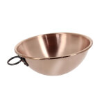 Bassine 1 / 2 sph. cuivre massif 20 a anneau 730105