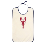 Bavoir homard 40x60 cm 100% coton - cuisine de la mer 400019