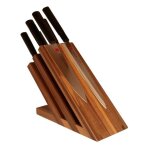 Bloc  couteaux en noyer aimant tout quip de 4 couteaux kasumi. . . 121449