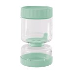 Bocal  cornichons en verre 750 ml avec sparateur en silicone 164806