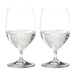 Boite de 2 verres à eau en cristallin sur pied court water glass . . . 116070 Boite de 2 verres à eau en cristallin sur pied court water glass . . . 116070