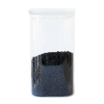 Boite de conservation carre 1. 4 litre en verre avec couvercle en. . . 164756