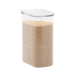 Boite de conservation rectangulaire 1. 2 litre en verre avec couve. . . 164788