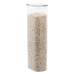 Boite de conservation rectangulaire 2, 6 litre en verre avec couve. . . 164790